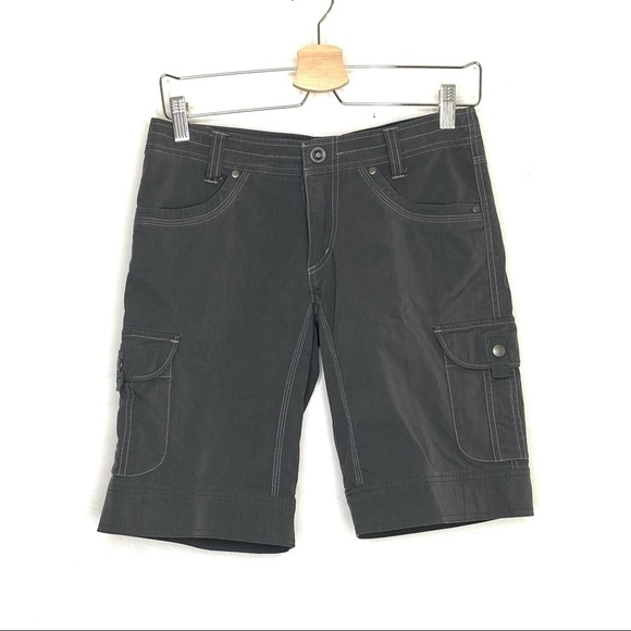 Kuhl Women's Splash cotton blend quick dry Shorts grey - Picture 2 of 8